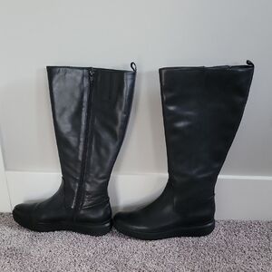 Naturalizer Torence Tall Wide Calf Leather Boots
